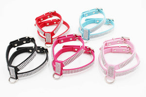 Full Rhinestone Dog Harness