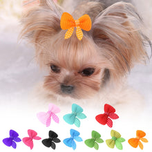 Load image into Gallery viewer, Dog Bow Hair Clip