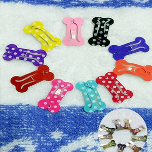 Bone Design Dog Hair Clip