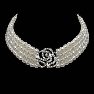 Pearl Dog Necklace Collar