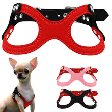 Load image into Gallery viewer, Soft Suede Leather Dog Harness