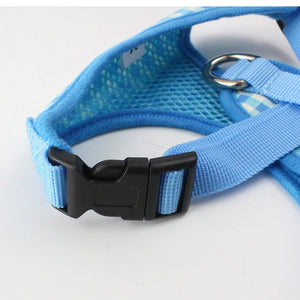 Breathable Plaid Pet Chest Strap