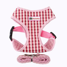 Load image into Gallery viewer, Breathable Plaid Pet Chest Strap