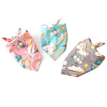 Load image into Gallery viewer, Unicorn Printed Cotton Dog Bandana