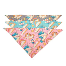 Load image into Gallery viewer, Unicorn Printed Cotton Dog Bandana