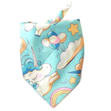 Load image into Gallery viewer, Unicorn Printed Cotton Dog Bandana