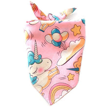 Load image into Gallery viewer, Unicorn Printed Cotton Dog Bandana