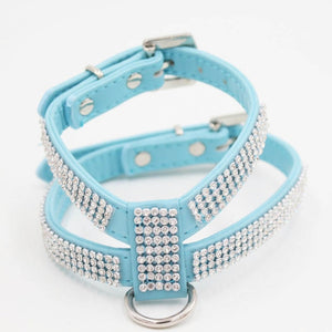 Full Rhinestone Dog Harness