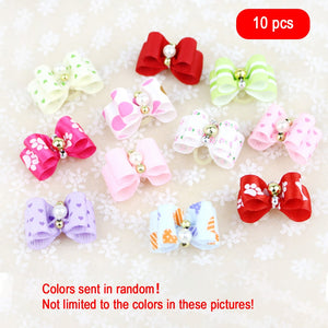 Dog Bowknot Hair Accessories